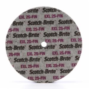 Scotch-Brite EXL Unitized Wheel, XL-UW, 2S Fine, 6 in x 1/2 in x 3/4 in, 4 ea/Caseimage