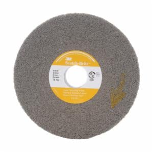Scotch-Brite Light Deburring Wheel, LD-WL, 8S Fine, 6 in x 3/8 in x 1 in, 4 ea/Caseimage