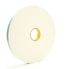 3M™ Dbl Coat Urethane Foam Tape 4008 Off-White, 1inx36yd 1/8 in