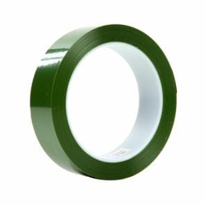 3M™ Polyester Tape 8402, Green, 1.9 mil, 1 in x 72 yd, 36 Roll/Caseimage