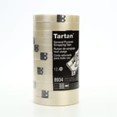 3M(TM) Filament Tape 8934 Clear, 18 mm x 55 m
