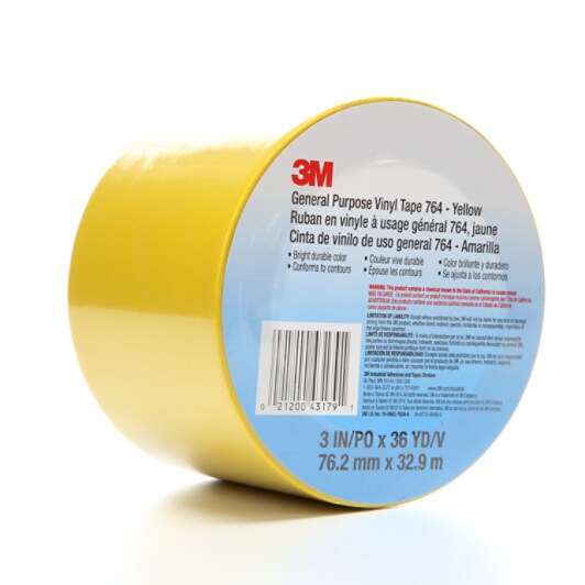 36 Yd Length 764136org Rubber 3m General-purpose 764 Color Vinyl Tape 4 