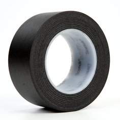 3M(TM) Photographic Tape 235 Black Plastic Core, 2 in x 60 yd
