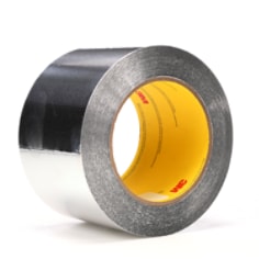 3M(TM) Aluminum Foil Tape 425 Silver, 3 in x 60 yd 4.6 mil