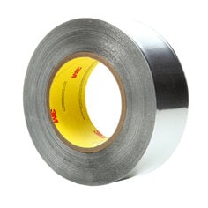 3M™ Heavy Duty Aluminum Foil Tape 438 Silver, 2inx60 yd 7.2 mil