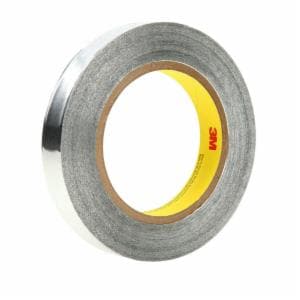 3M™ Aluminum Foil Tape 425, LT80, Silver, 3/4 in x 60 yd, 4.6 mil, 64 Roll/Case image 3M™ Aluminum Foil Tape 425, LT80, Silver, 3/4 in x 60 yd, 4.6 mil, 64 Roll/Caseimage