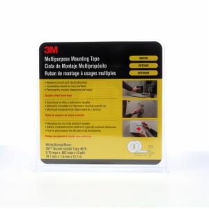 3M™ Multipurpose Mounting Tape 4016, Off White, 3/4 in x 15 yd, 62 mil, 12 Roll/Caseimage