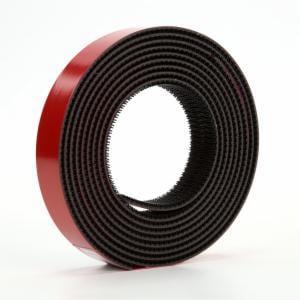 3M™ Dual Lock Reclosable Fastener TB3870, Black, 1 in x 10 ft, Type 250/250, (1 Mated Strip/Bag) 8 Bag/Caseimage