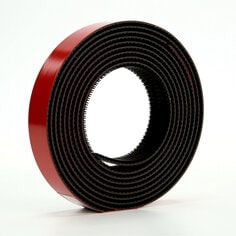 3M Dual Lock Type 400 Reclosable Fastener [Black Acrylic Adhesive]  (SJ3551): 1 in. x 10 ft. (Black)