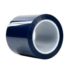 00051115647307, 3M Polyester Tape 8991, Blue, 1 in x 72 yd, 2.4 mil, 36  rolls per case, Aircraft products, polyester-tapes