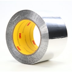 3M(TM) Aluminum Foil Tape 34383 Silver, 3 in x 60 yd 4.5 mil
