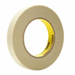 3M™ Glass Cloth Tape 361, White, 3/4 in x 60 yd, 6.4 mil, 48 Roll/Caseimage