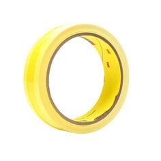 3M™ Riveters Tape 695 Yellow with White Adhesive, 1 in x 36 yd