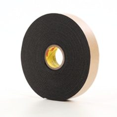 3M(TM) Dbl Coat Polyethylene Foam Tape 4496B Black, 3/4inx5.46yd