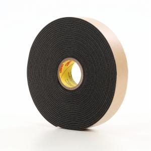 3M™ Double Coated Polyethylene Foam Tape 4496B, Black, 2 in x 36 yd, 62 mil, 6 Roll/Case image 3M™ Double Coated Polyethylene Foam Tape 4496B, Black, 2 in x 36 yd, 62 mil, 6 Roll/Caseimage