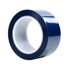 3M™ Polyester Tape, 8991, blue, 2.0 in x 72.0 yd x 2.4 mil (5.1 cm x 65.8 m x 0.1 mm)