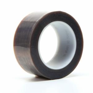 3M™ PTFE Film Tape 5491, Brown, 2 in x 36 yd, 6.7 mil, 6 Roll/Caseimage