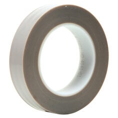 3M(TM) PTFE Film Tape 5481 Gray, 1 in x 36 yd 6.8 mil