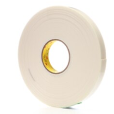 3M(TM) VHB(TM) Tape 4951 White, 1 in x 36 yd 45.0 mil