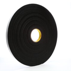 3M™ Vinyl Foam Tape 4508 Black, 3/4 in x 36 yd