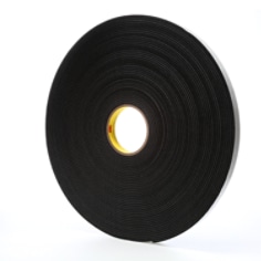 3M(TM) Vinyl Foam Tape 4508 Black, 3/4 in x 36 yd