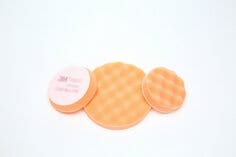 3M™ Finesse-it™ Buffing Pad - Orange Foam White Loop