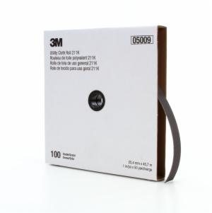 3M™ Utility Cloth Roll 211K, 100 J-weight, 3 in x 50 yd, ASO, Full-fleximage