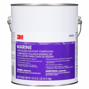 3M™ Marine High Gloss Gelcoat Compound, 06025, 10 lb, 4 per case image 3M™ Marine High Gloss Gelcoat Compound, 06025, 10 lb, 4 per caseimage