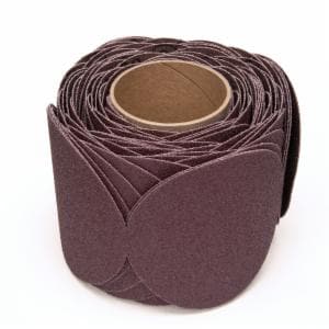3M™ Stikit Cloth Disc Roll 341D, 50 X-weight, 5 in x NH, 100 discs/roll, 4 rolls/Case image 3M™ Stikit Cloth Disc Roll 341D, 50 X-weight, 5 in x NH, 100 discs/roll, 4 rolls/Caseimage