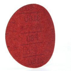 3M™ Red Abr Hookit™ Disc, 01261, 6 in, P80D