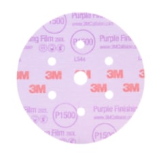 3M™ Purple Finishing Film Hookit™ Disc D/F, 30767, 6 in, P1500