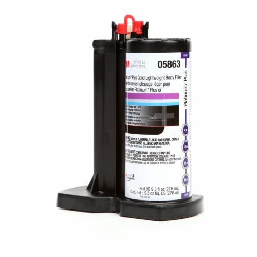 Mastic De Remplissage Pour Carrosserie 3M Platinum Plus - 6 X 30 Oz (environ 850g Chaque), Finition Lisse