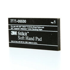 3M™ Stikit™ Soft Hand Pad, 05530, 2.75inx5.5inx3/8 in