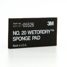 3M™ Wetordry™ Sponge Pad 20, 05526, 2 3/4 in x 5 1/2 in x 3/8 in