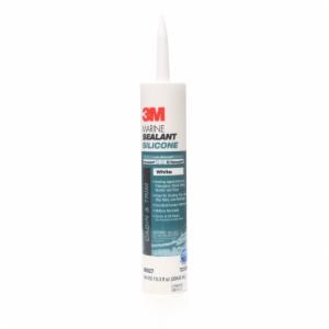 3M™ Marine Grade Silicone Sealant, White, 304 mL Cartridge, 12/Caseimage