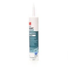 3M™ Marine Grade Silicone Sealant White, PN08027, 1/10 Gal Cart