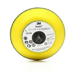 3M™ Hookit™ Disc Pad 02700, 3 in x 1/2 in 5/16-24 External