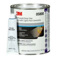 3M™ Lightweight Body Filler, 05800, 1 Quart (US)