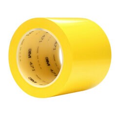 3M™ Nastro in vinile 471 giallo, 10 cm x 33 m,spessore: 0,13 mm, 8 per confezione