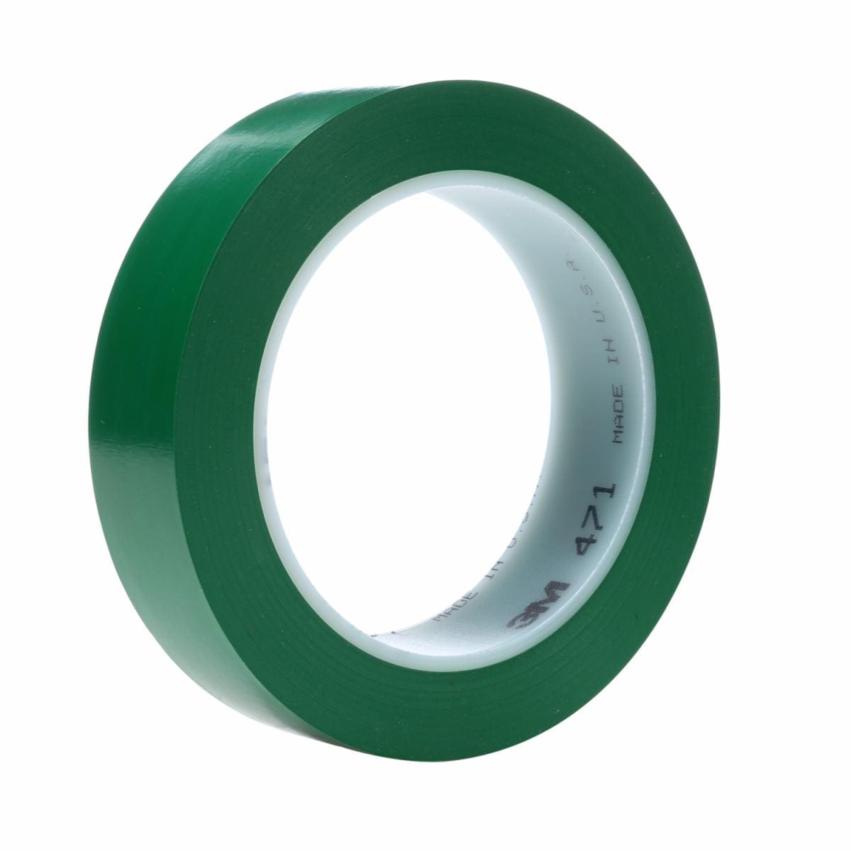 3M™ Vinyl Tape 471, Green, 3/4 in x 36 yd, 5.2 mil, 48 rolls per case ...