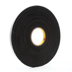 3M™ Vinyl Foam Tape 4516 Black, 1/2 in x 36 yd