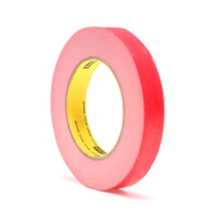 Scotch® Printable Flatback PA Tape 256 Red, .75inx60yd 6.7 mil