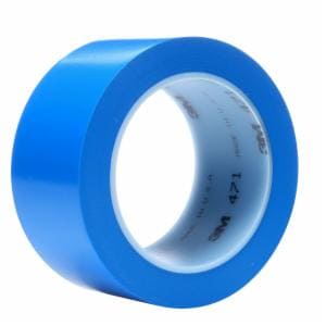 3M™ Vinyl Tape 471, Blue, 3 in x 36 yd, 5.2 mil, 12 Roll/Case, Individually Wrapped Conveniently Packaged image 3M™ Vinyl Tape 471, Blue, 3 in x 36 yd, 5.2 mil, 12 Roll/Case, Individually Wrapped Conveniently Packagedimage