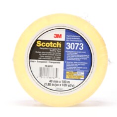 Scotch® High Perf Recycled Corrugate Tape 3073 Clear, 48mmx100 m