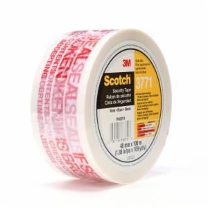 Scotch Printed Message Box Sealing Tape 3771, White, 48 mm x 100 m, (6 Roll/Pack 6 Pack/Case) 36/Case, Conveniently Packagedimage