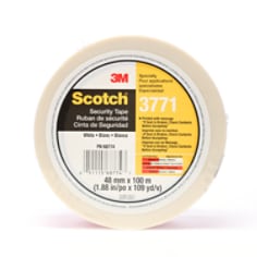 Scotch® Printed Message Box Seal Tape 3771 Wht, 48mmx100 m