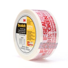 Scotch® Printed Message Box Seal Tape 3771 Wht, 48mmx100 m