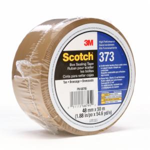 Scotch Box Sealing Tape 373, Tan, 48 mm x 50 m, 36/Case, Individually Wrapped Conveniently Packaged image Scotch Box Sealing Tape 373, Tan, 48 mm x 50 m, 36/Case, Individually Wrapped Conveniently Packagedimage