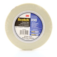 Scotch® Filament Tape 898 Clear, 24 mm x 55 m
