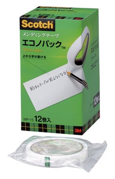 スコッチ® メンディングテープ エコノパック™  (30m巻 巻芯径76mm) MP-15